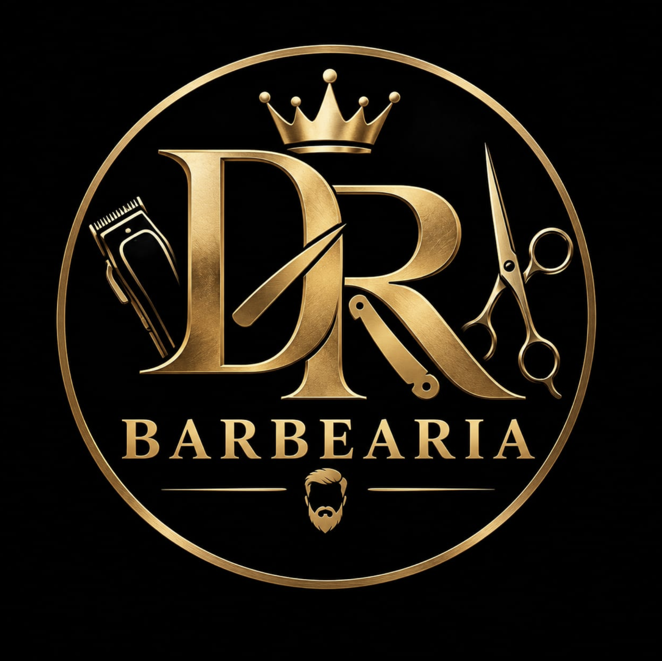 Logotipo Barbearia Vintage